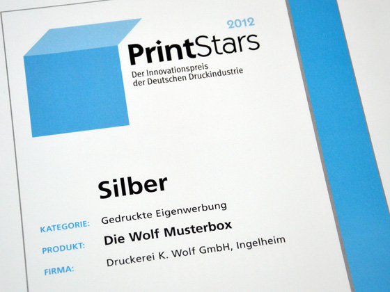 Unsere Musterbox gewinnt Silber!