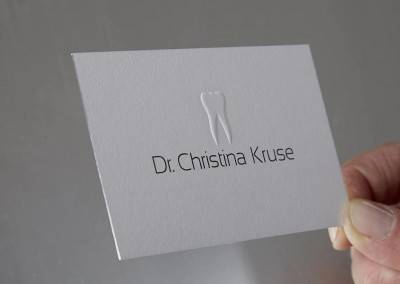 Visitenkarte Dr. Kruse
