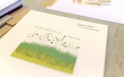 Natürlich Papier für den Verband deutscher Papierfabriken