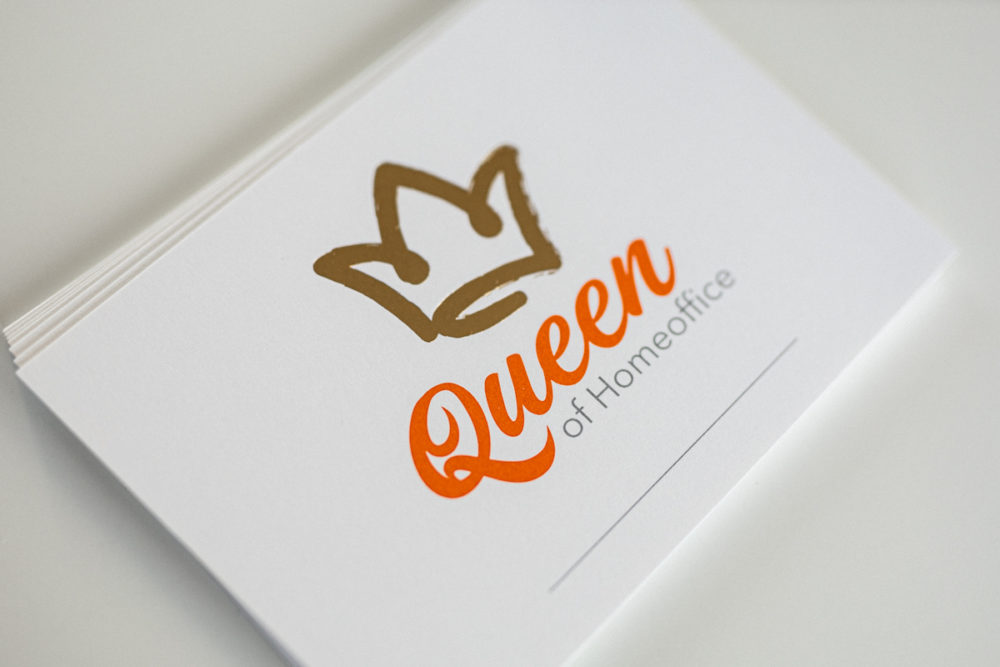postkarte-queen-heißfolie